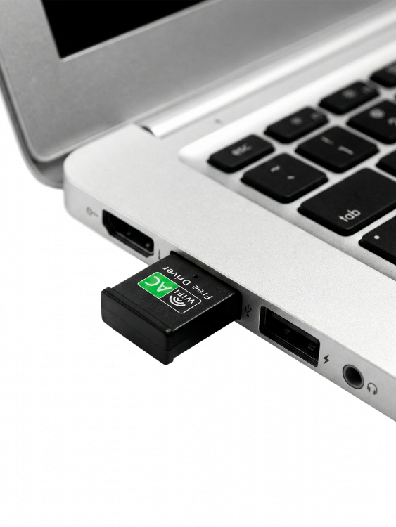 Wi-Fi адаптер для компьютера и ноутбука USB двухдиапазонный 5 Ггц и 2.4 Ггц 433 Мбит/с Орбита OT-PCK28